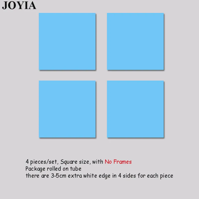 Современное искусство холст набор картин 4 шт желтый подсолнух декоративные
