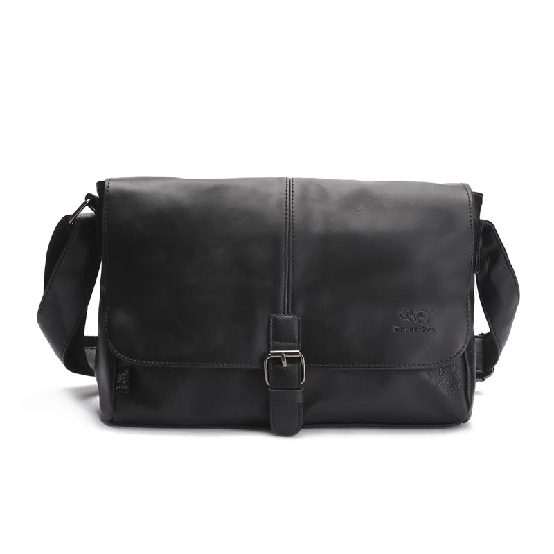 Мужская сумка мессенджер из искусственной кожи высокого качества|bag button|mens leather