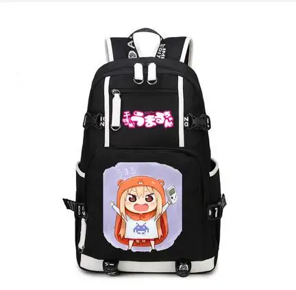 Высокое качество аниме Himouto! Умару-Чан повседневный нейлоновый рюкзак унисекс