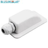 20 Piece/lot Waterproof UV-resistant ABS Single Hole Cable Entry Gland For Caravan/Roof/motor Home/Boat Solar