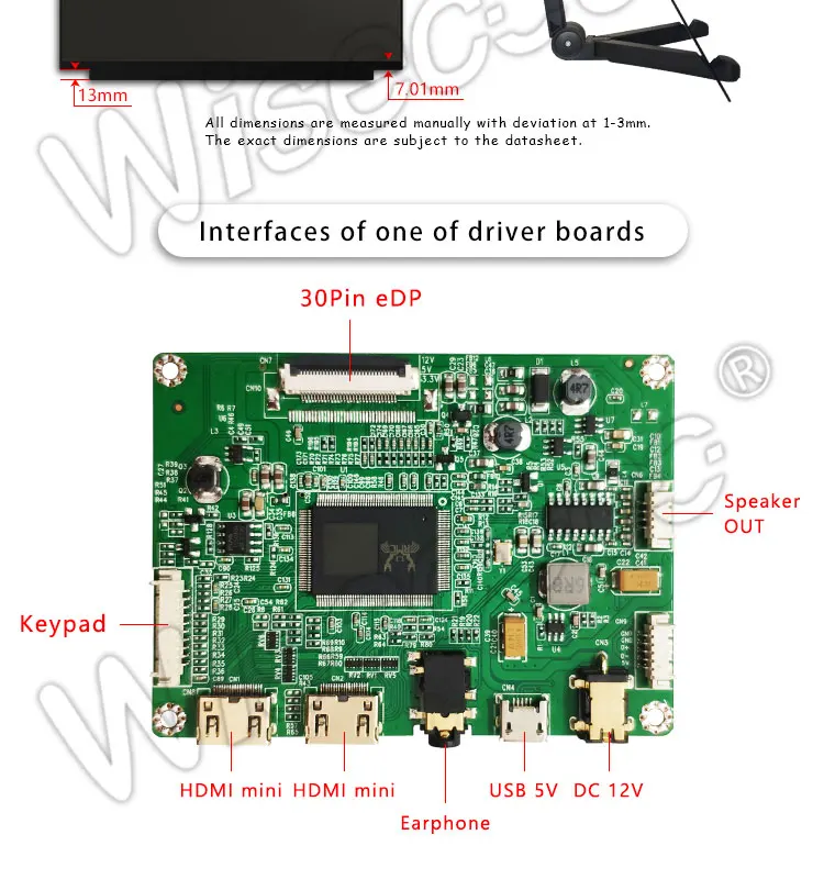 LQ133M1JW15+ 13," lcd 1920*1080 FHD HDMI TFT 60 Гц+ 30pin 2 HDMI мини наушники USB динамик Выход для ноутбука ПК планшета