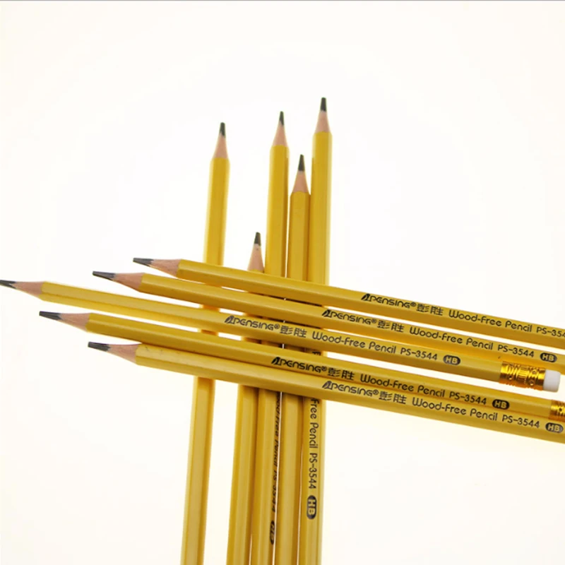 12pcs HB pencil standaard pencils lot crayons matite potloden escolar papelaria plastic criativa for kids school office material |