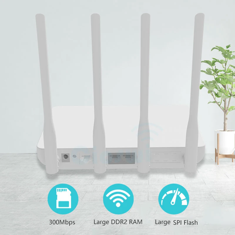 Cioswi WE2426 C Openwrt Профессиональный 2 4 г домашней Беспроводной Wi Fi маршрутизатор 300
