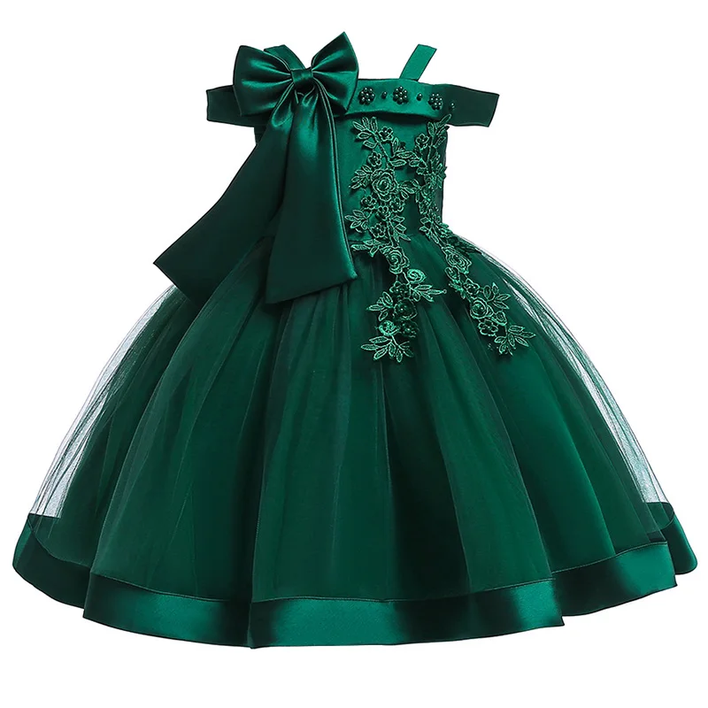 2020 Kids Tutu Birthday Princess Party Dress for Girls Infant Lace Children Bridesmaid Elegant Girl baby Clothes | Детская одежда и