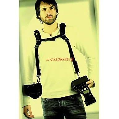 Ремень с двойным плечевым ремнем для камеры SLR DSLR cann 60D 5D2 5D3 5D4 Nikn D810 D800 D610 D600 D500 D3200