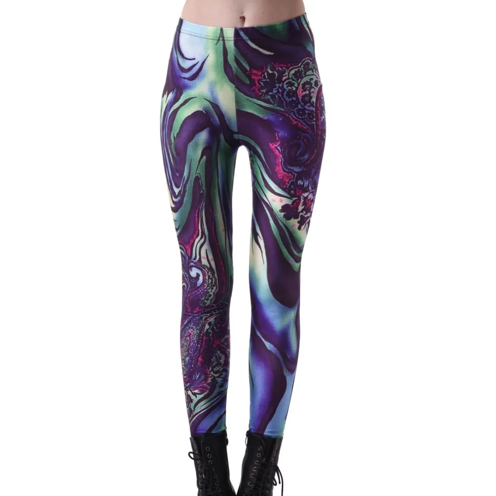 

Sexy Elastic Pants 3D Digital Printing Cosmic galaxy Pattern Women Leggings 7 sizes Fitness Clothing Free Shipping Wholesale