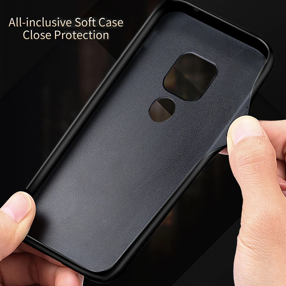 Кожаный чехол X Level для Huawei Mate 20 Pro оригинальный мягкий Силиконовый противоударный