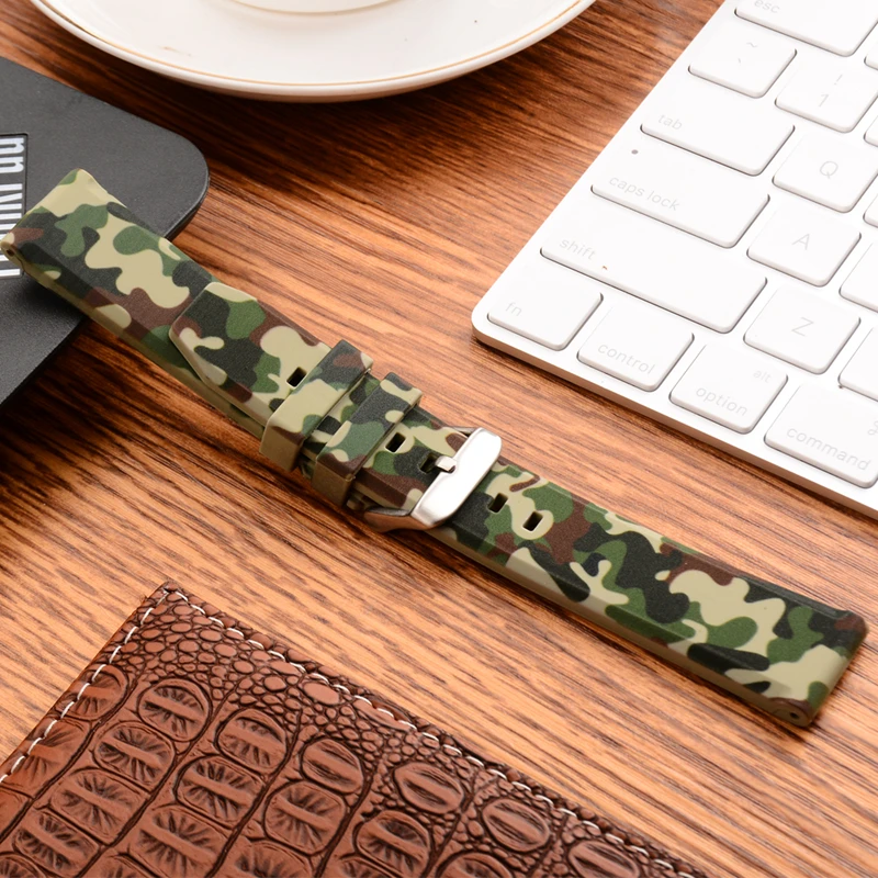 YUEDAER Камуфляжный зеленый силиконовый ремешок для Xiaomi Amazfit Bip, аксессуары для наручных часов, спортивный браслет для Amazfit Bip