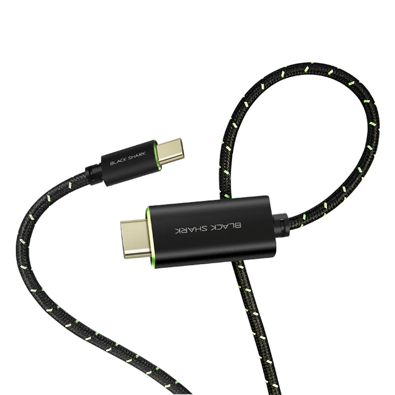 Type-c to HDMI cable Официальный геймпад Xiaomi Black Shark 2 2,0, держатель, подставка, комплект, 2-сторонний игровой контроллер, совместимый с BlackShark 2 - Цвет: Type-c to HDMI cable