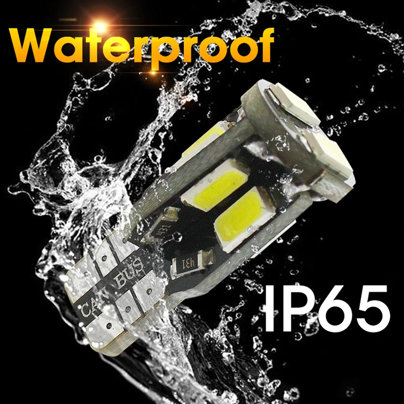 Hlxg 4 шт. T10 светодиодный лампы белого цвета 168 501 W5W светильник танкетке 10 SMD 5730