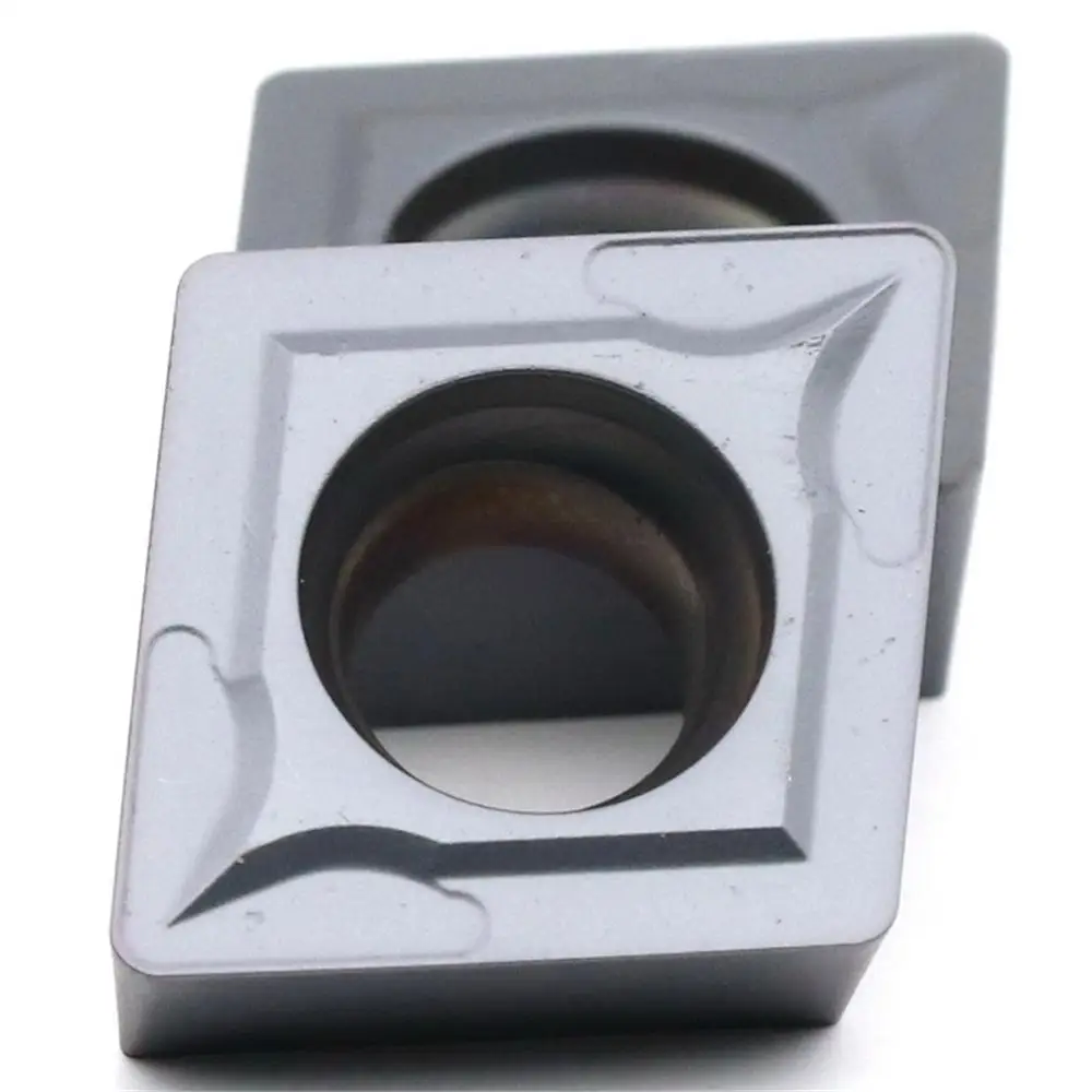 MZG-piezas de torneado de Herramientas de Torneado CNC, insertos de carburo de procesamiento de acero inoxidable, CCMT 06 02 04 ZM30, 10 Uds.