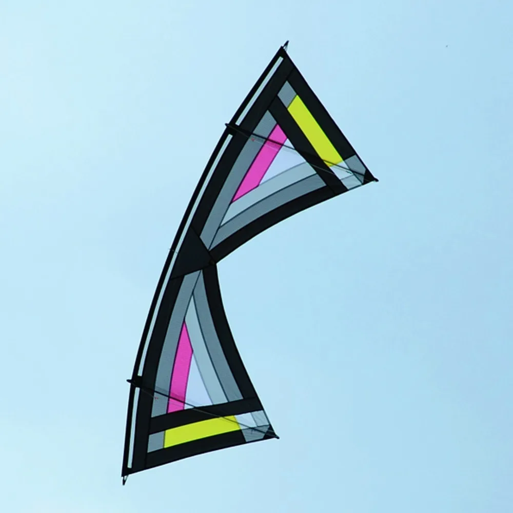 Наружные игрушки змей 2 4 м Тяговый мощный трюк кайт Quad Line спортивный с летающей