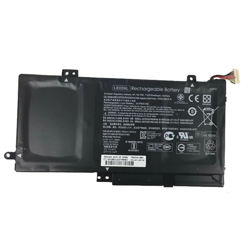 HSW Аккумулятор для ноутбука HSTNN-UB60 HSTNN-UB6O HSTNN-YB5Q батарея 03 LE03XL TPN-W113 W114 W116 HP m6-w010dx w101dx