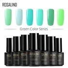ROSALIND 7 мл Лак для ногтей серии зеленого цвета лак для ногтей Полупостоянный лак для ногтей