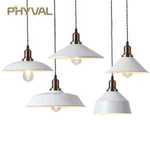 Винтажная Подвесная лампа E27 в американском стиле в стиле лофт, креативная потолочная лампа для столовой, ресторана, спальни в стиле ретро, индастриал