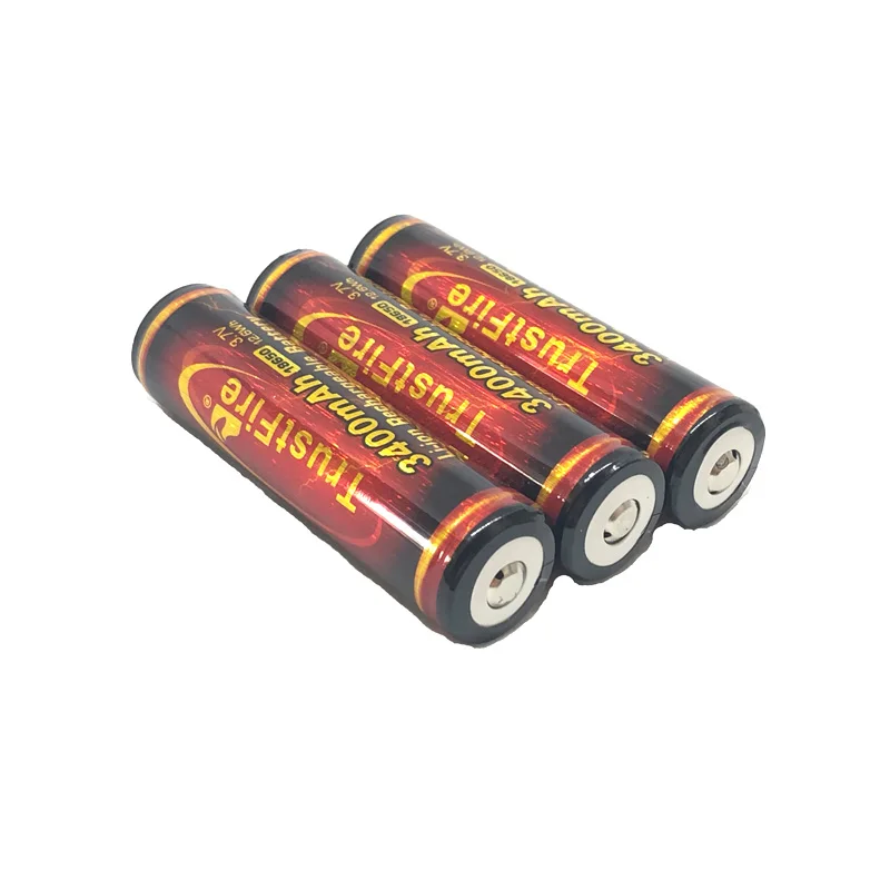 TrustFire 18650 3 7 V 3400mAh литиевая батарея перезаряжаемые PCB защитные батареи для