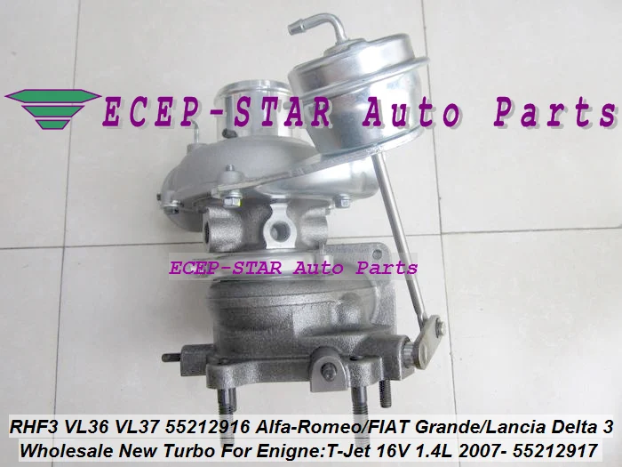 Турбина RHF3 VL36 VL37 55212916 55212917 Турбокомпрессор Для MiTo Grande Punto Bravo T Jet 16V 1.4L 1368ccm 198A4000 88kw