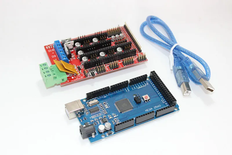 Delta Rostock mini kit kossel reprap A4988 +Ramps 1.4+ Mega 2560 and 4Pin wire cable | Компьютеры и офис