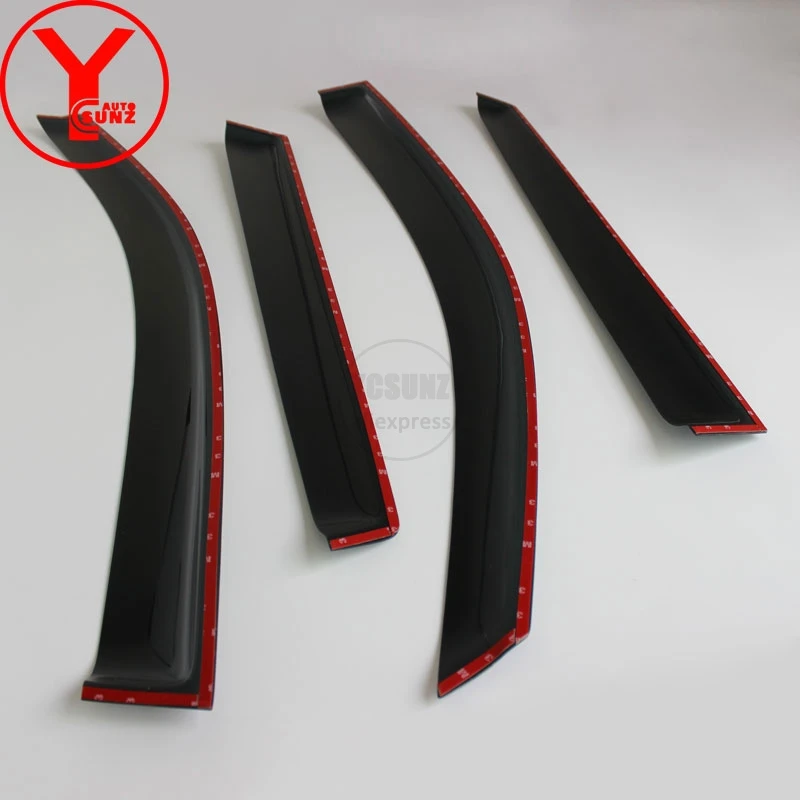 ABS window deflector for mitsubishi outlander accessories door window visor for mitsubishi outlander 3 YCSUNZ