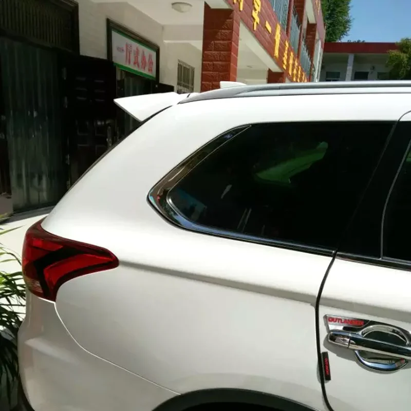 Для Mitsubishi Outlander 2013- спойлер высокого качества АБС пластик Неокрашенный Грунтовка задний багажник Багажник крыло задний спойлер