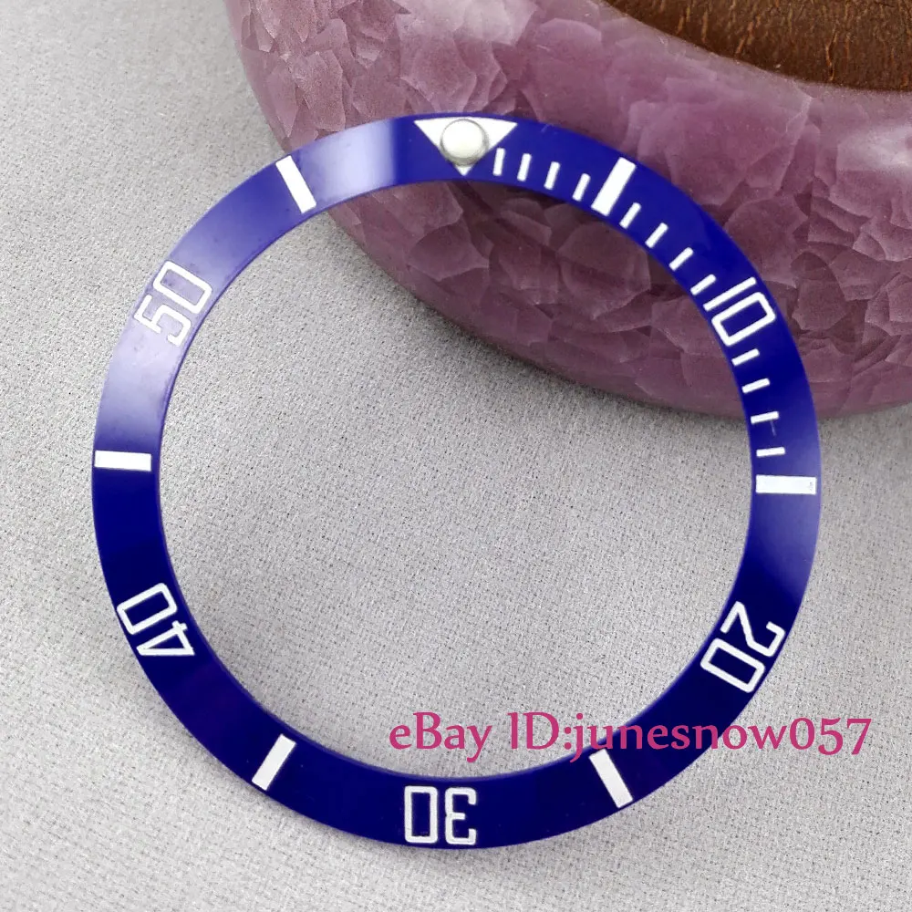 

39.9mm Parnis New high quality blue ceramic bezel insert for 43mm watches B2