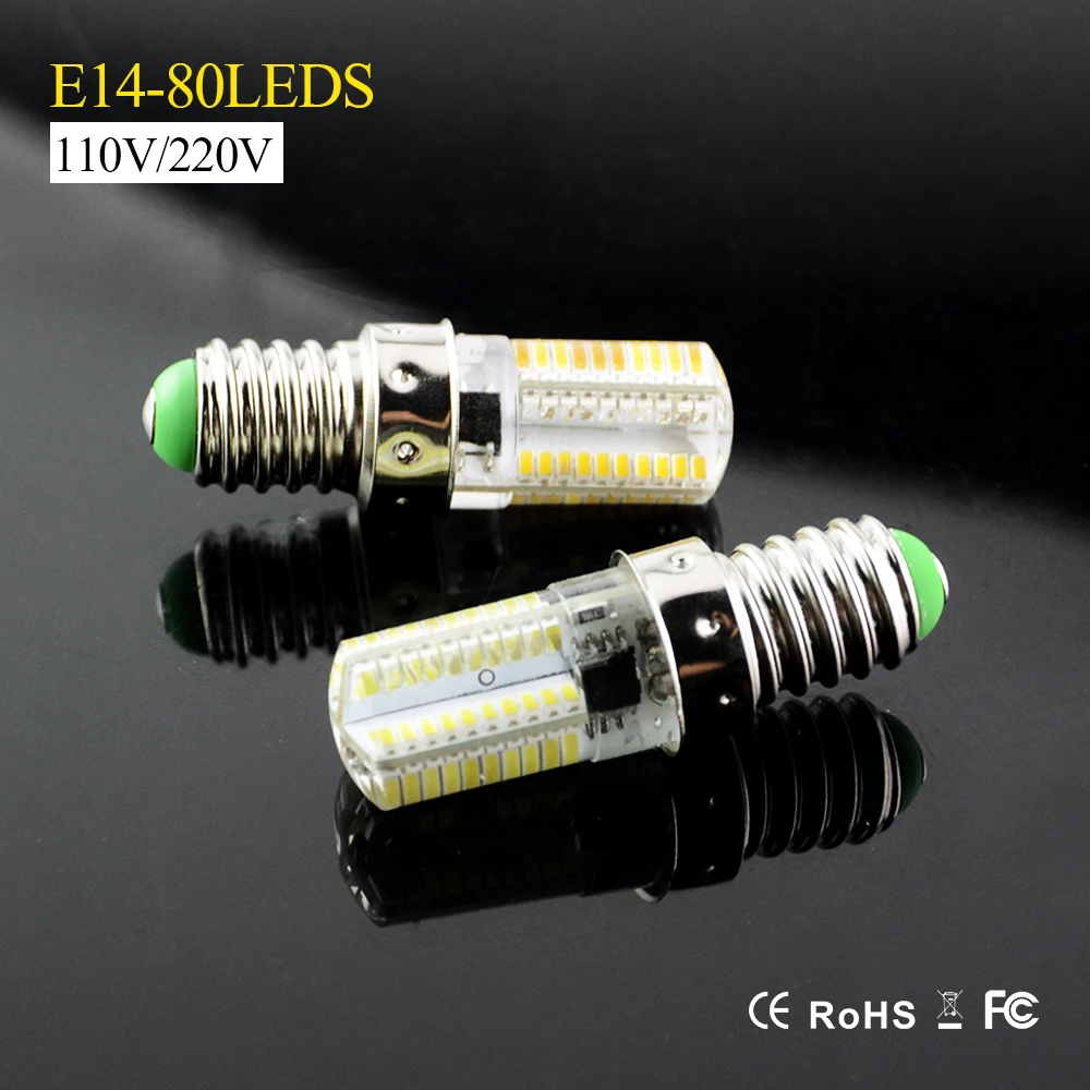 10 шт. G9 led E14 кукурузная лампа 3014SMD AC220V 110В неполярная Светодиодная лампы Droplight