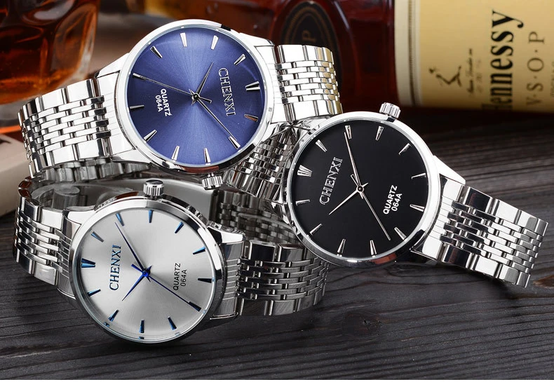 Мужские часы люксовый бренд кварцевые reloj hombre стальной ремешок мужские