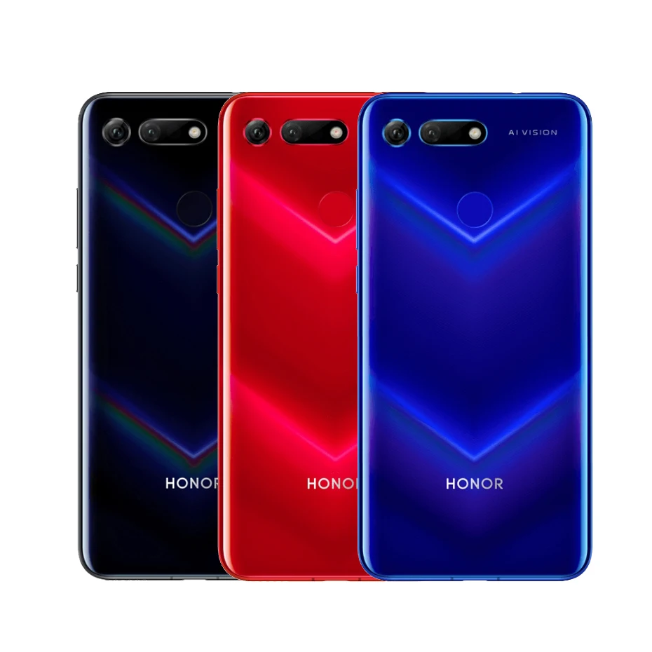 honor View 20, honor v20, 6 ГБ, 128 ГБ, мобильный телефон, 6,4 дюймов, Kirin 980, четыре ядра, Android 9,0, NFC, 4000 мАч