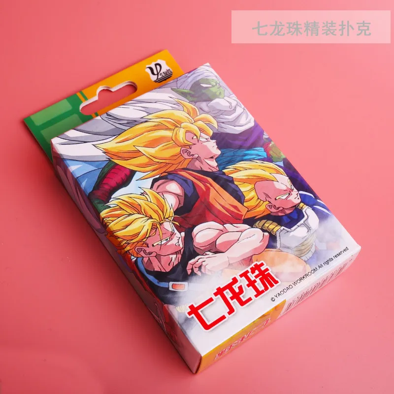 10 шт./партия Аниме набор для покера в мультяшном стиле карты игрушки одна деталь Наруто Сказочный хвост Драконий жемчуг Косплей настольные игры карты в твердом переплете покерная игрушка