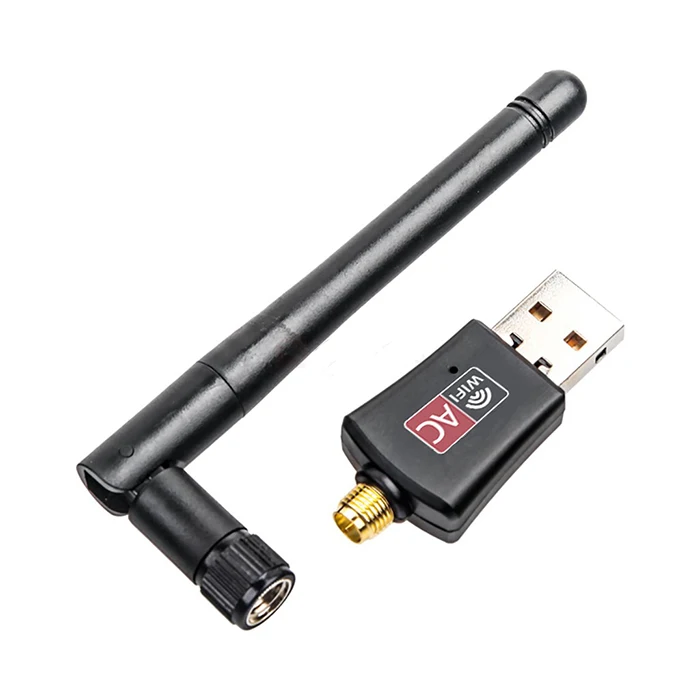 

802.11B/G/N/AC Dual Band 600Mbps RTL8811CU Wireless USB WiFi Adapter dongle with 2.4G&5.8G External Wifi Antenna for Android