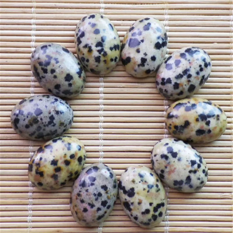 (10 шт./лот) оптовая продажа натуральный кабошон Dalmation овальный 18x13x5 мм бесплатная