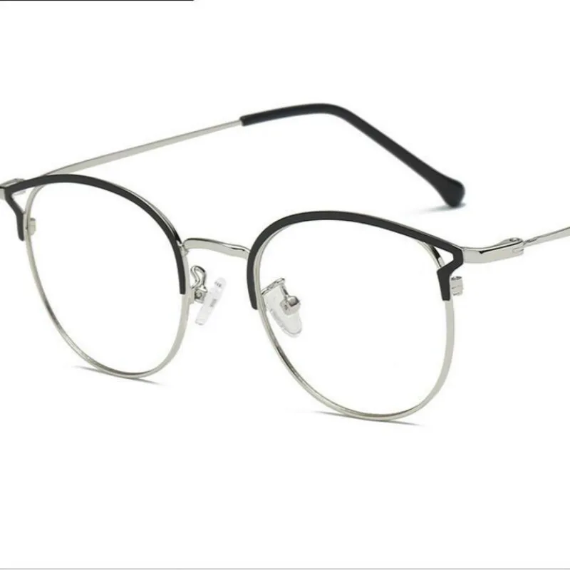 Новинка Металлические очки с защитой от синего излучения модные кошачий глаз