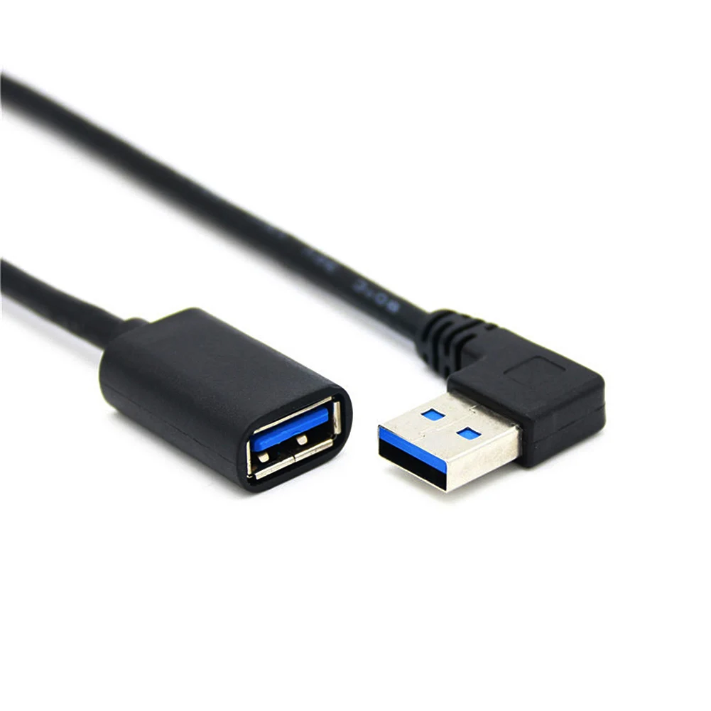 Супер скорость 5 Гбит/с USB кабель для зарядки передачи данных 3 0 удлинитель левый