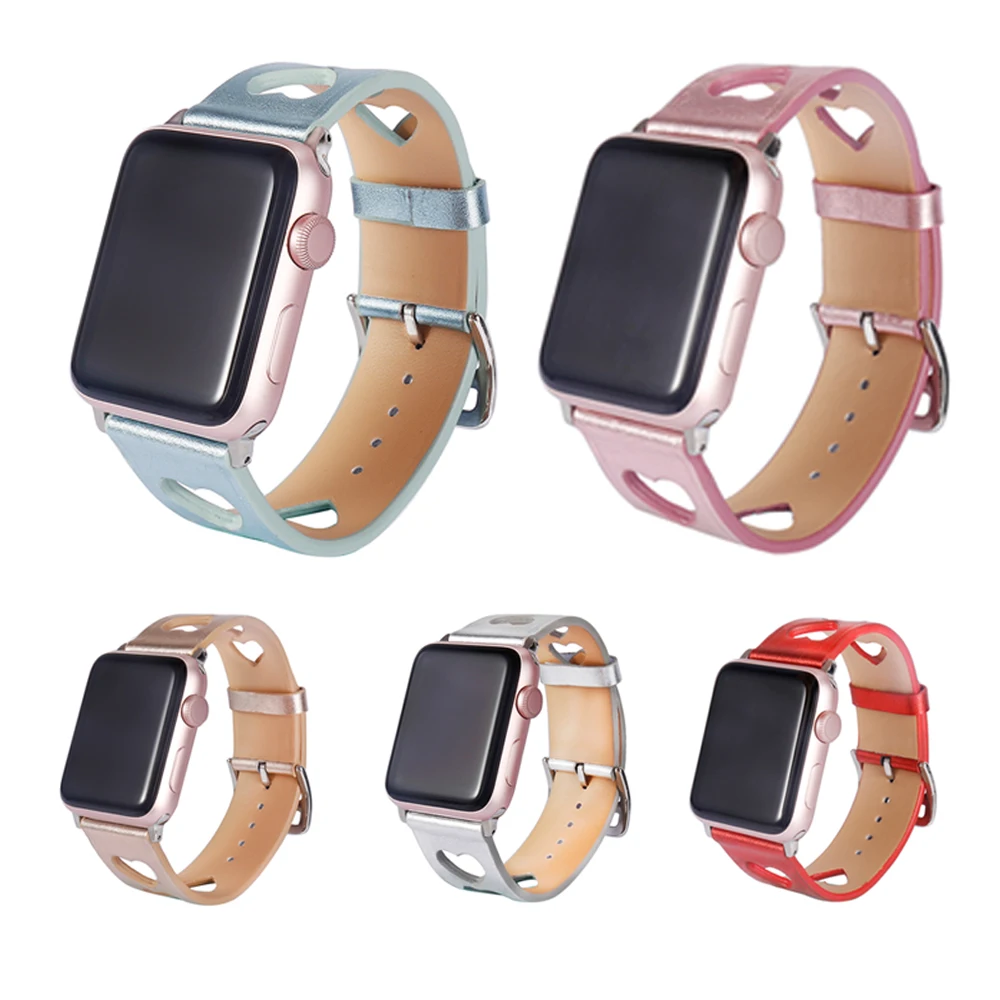 Кожаный ремешок для часов Apple watch 38 мм 42 женский спортивный браслет iwatch 5 4 3 2 1 |