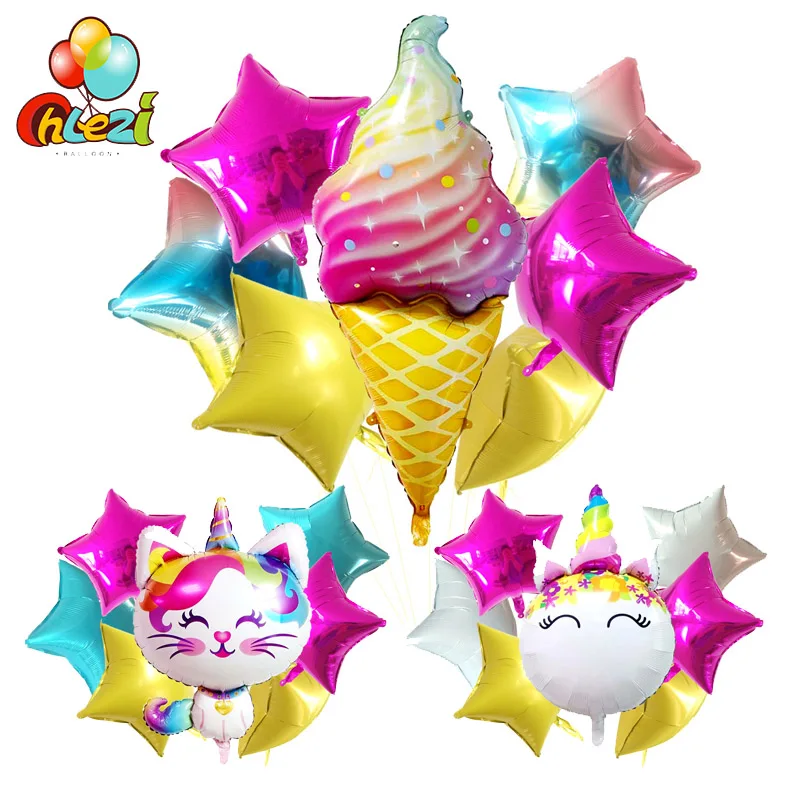 7 шт. воздушные шары мороженое|Воздушные и аксессуары| |
