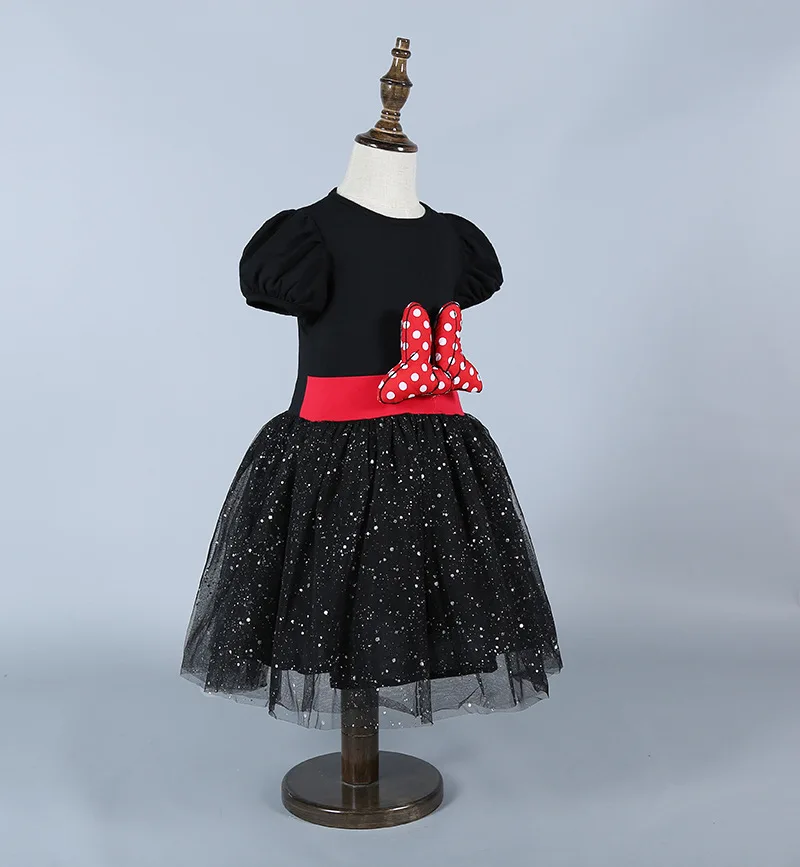 2016 Summer Baby Girls Dress Minnie Mouse Dresses For Princess Birthday Party Children Clothes Kids Costume | Детская одежда и