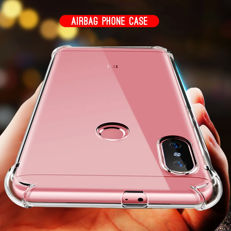 Мягкий прозрачный чехол из ТПУ для Xiaomi Redmi Note 6 5 Pro 6A Plus Pocophone F1 Mi 8 SE A2 Lite 6X 5X Mix 3 2S Max