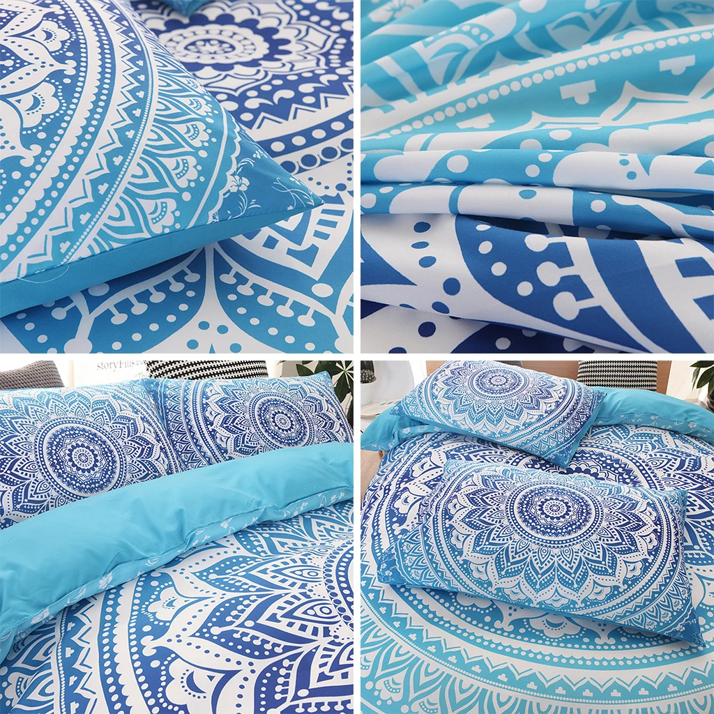 3 шт. Комплект постельного белья из полиэстера с принтом|duvet cover set|bedding setcover set |
