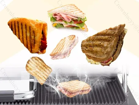 Жареный сэндвич или машина для панини коммерческий двойной гриль Panini Панини