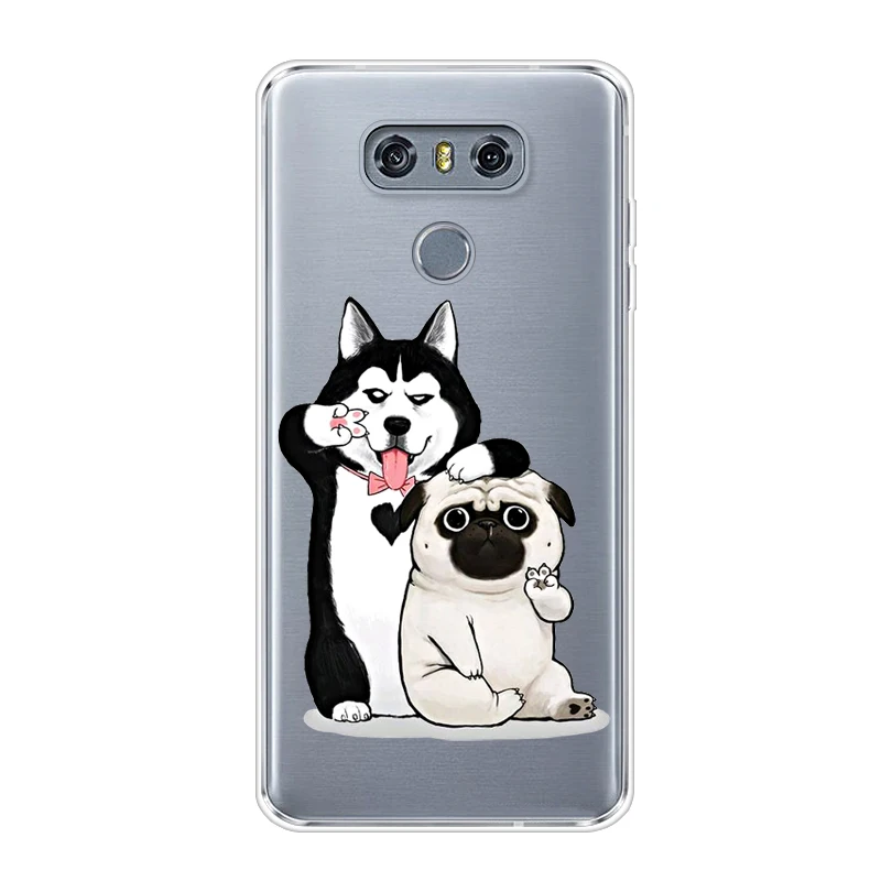 Тонкий прозрачный мягкий ТПУ чехол для LG G6 5 7 дюйма прозрачная задняя крышка LGG6 G 6
