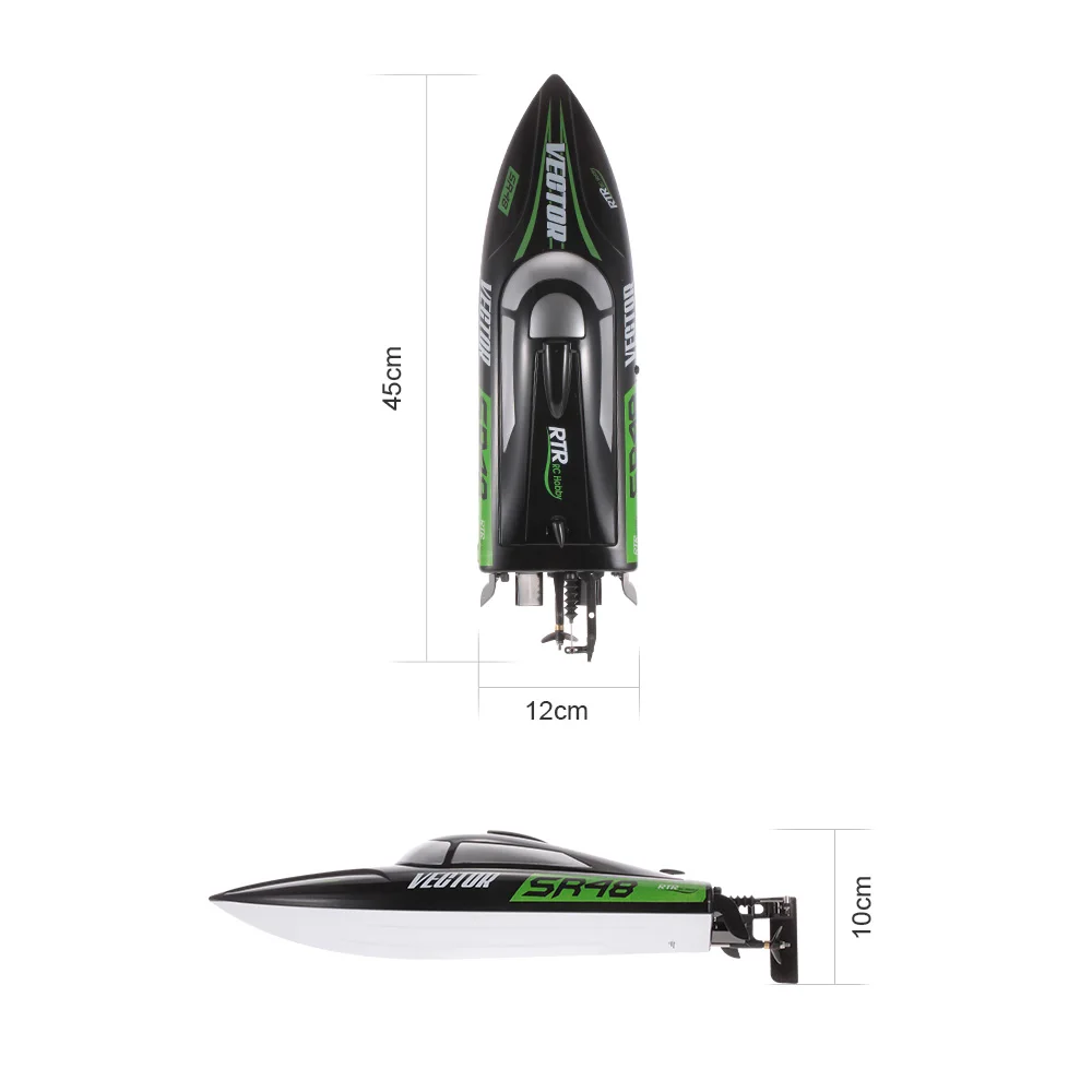 Радиоуправляемая лодка Volantex 797 3 Vector SR48 бесщеточный двигатель 2 4 ГГц 40 км/ч