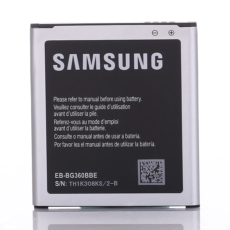 аккумулятор Samsung 100% оригинал Батарея Перезаряжаемые для G3606 G3609 EB-BG360CBC EB-BG360CBU Galaxy