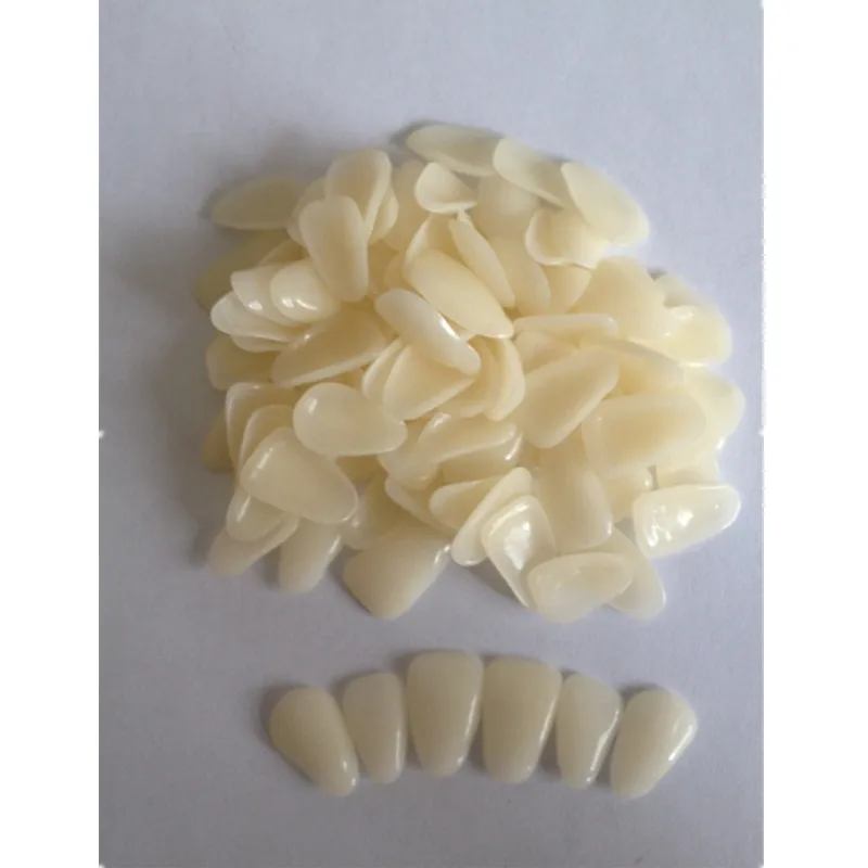 Pro Dental Temporary Crown Material for 130 Anterior Teeth Centrals, Canine Teeth Veneers, Provisionals, Upper and Lower - Pack of 130 image 3