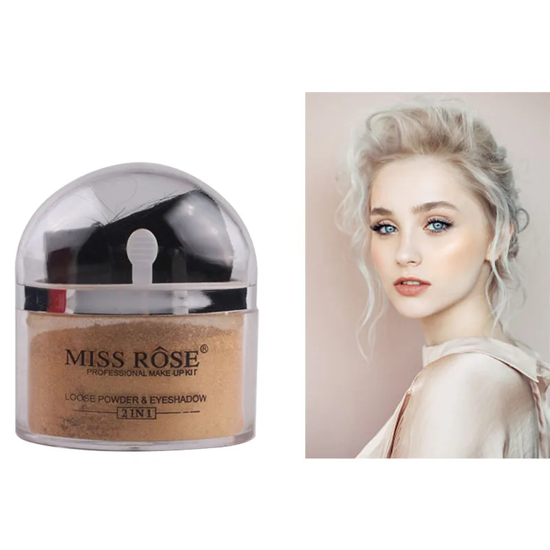 Miss Rose Хрустальный блеск блестящий порошок для глаз Новый Золотой Серебряный