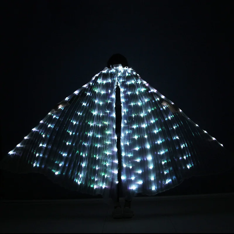 Новый светодиодный светильник крылья палочки для взрослых LED Isis с разрезом танец