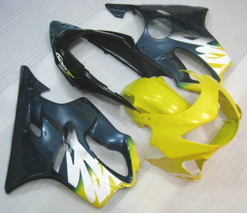 

Обтекатель для мотоцикла Dor-For CBR600 F4 99 00 CBR600F4 1999 2000 F4 CBR600, желтый, черный, ABS