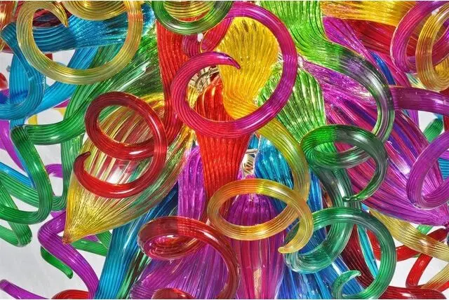 

CE Certificate Interior Decoration Multicolor Blown Glass Chandelier