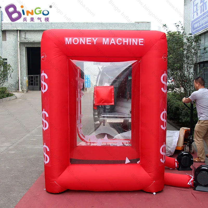 Factory direct sale 1.7X1.5X2.2 M inflatable cash grab machine cubic money booth catch game toy | Игрушки и хобби