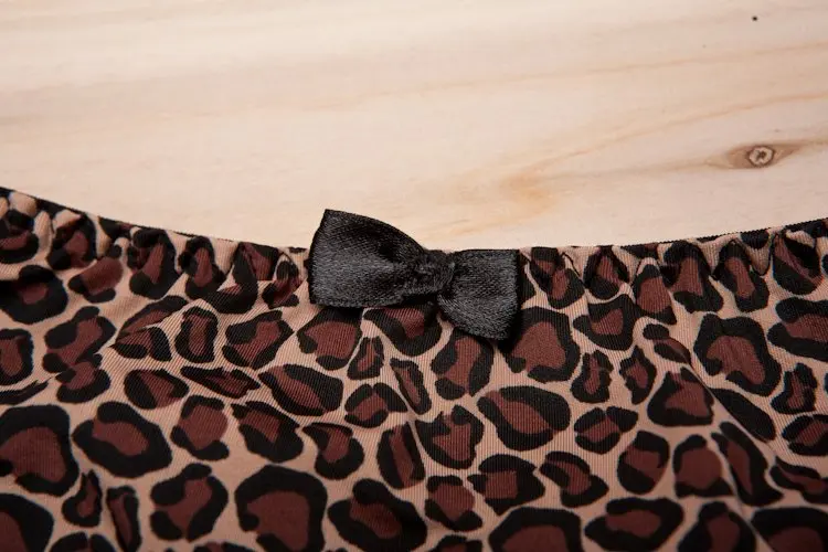 Sexy Bra Sets deep V-neck front button type push up underwear lingerie leopard bra Free shipping | Женская одежда