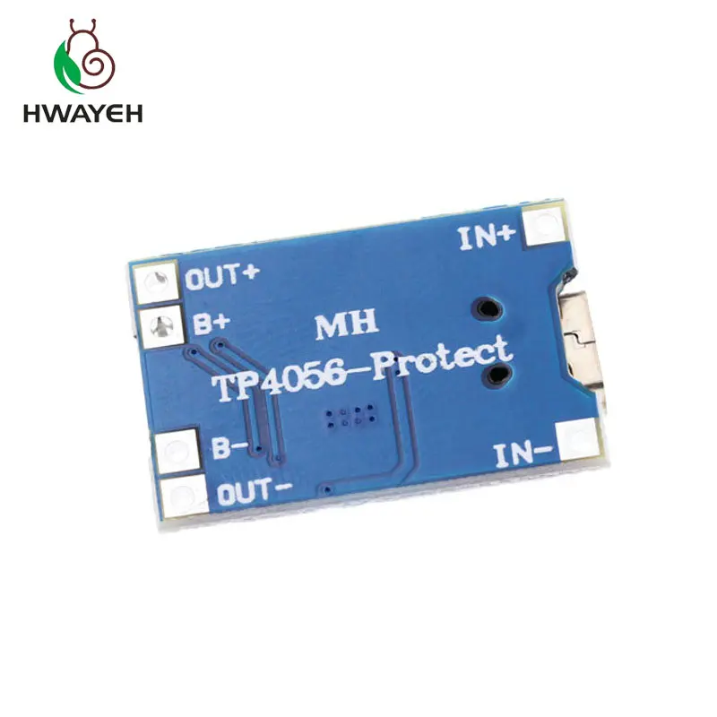 Зарядная плата TP4056 зарядная с мини USB и литиевым аккумулятором 1 А модуль защитой 5
